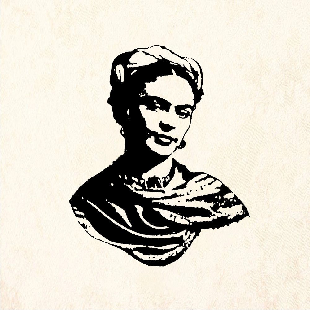 StampaFe Frida Kahlo - Rubber Stamp 0.75 x 1.75