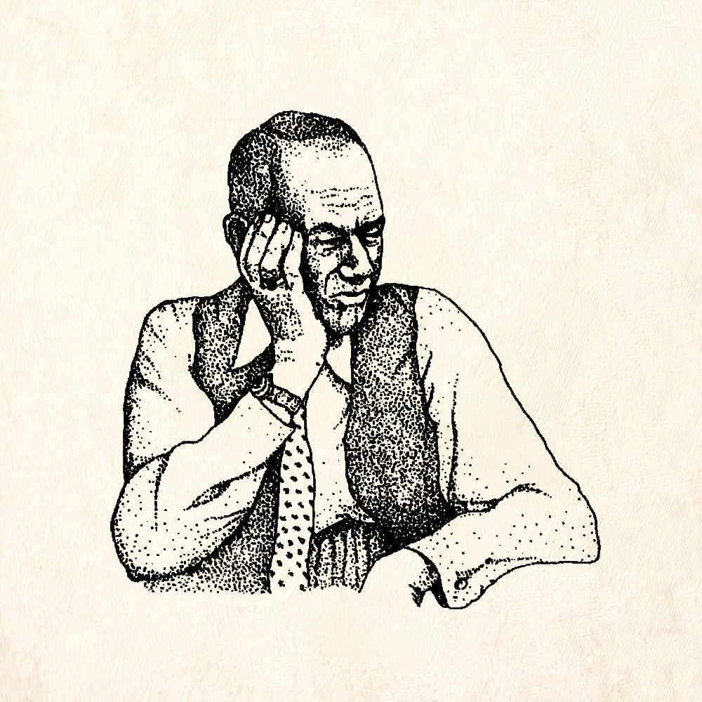 StampaFe Grumpy grandpa - Rubber Stamp 1.75 x 2
