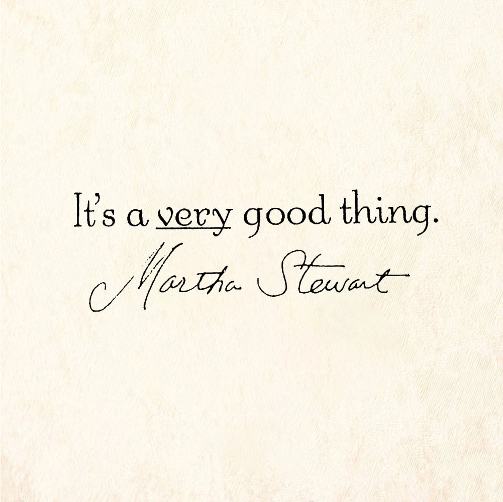StampaFe It's a very good thing. Martha Good Thing - Rubber Stamp 1.75 x 1