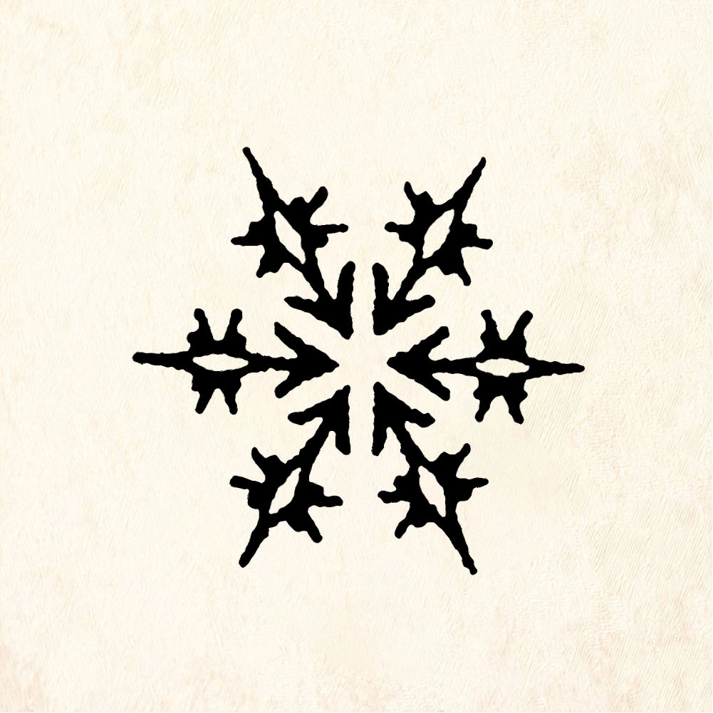 StampaFe Snowflake #1 Snowflake One - Rubber Stamp 1 x 1