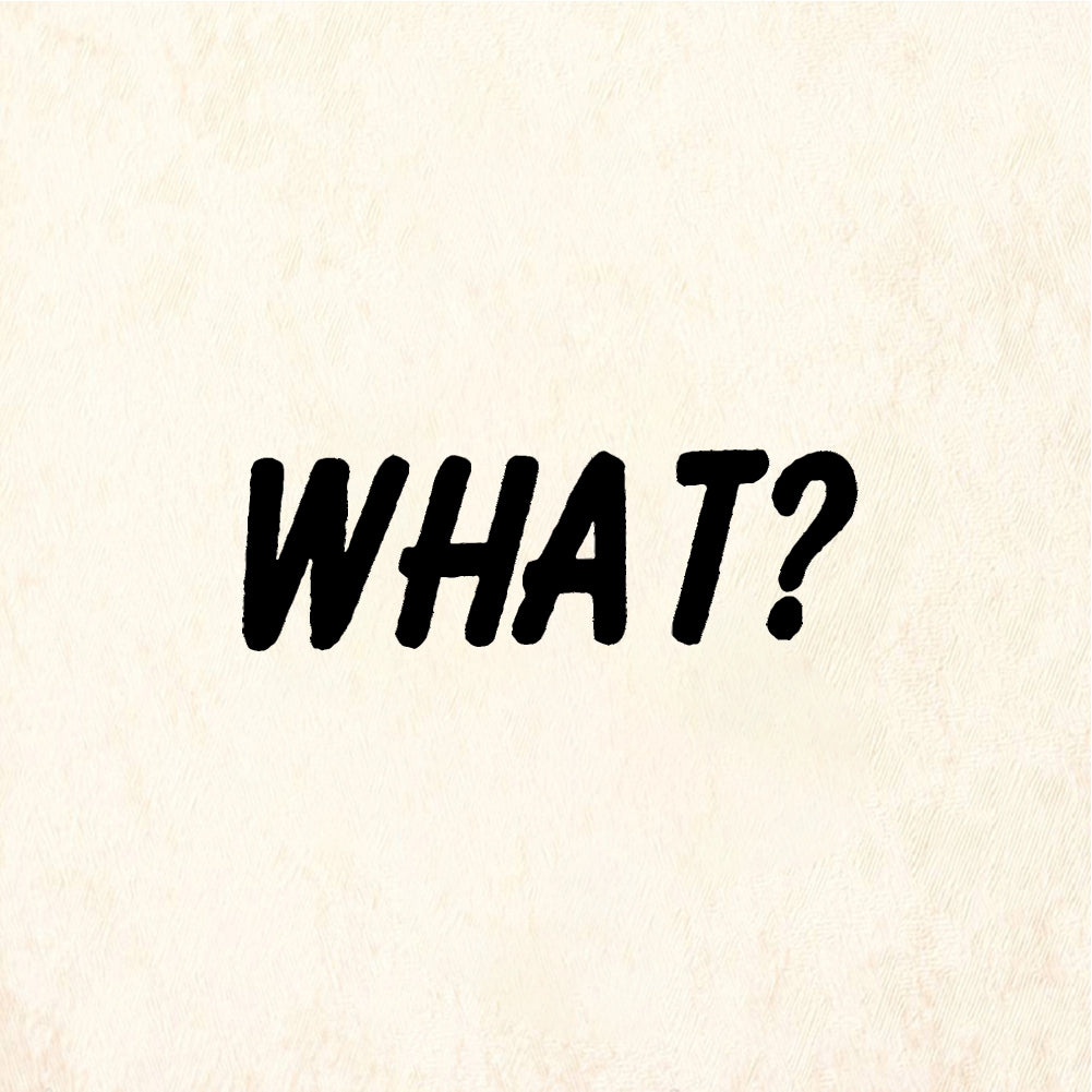 StampaFe WHAT? question What Question - Rubber Stamp 1.75 x 0.75