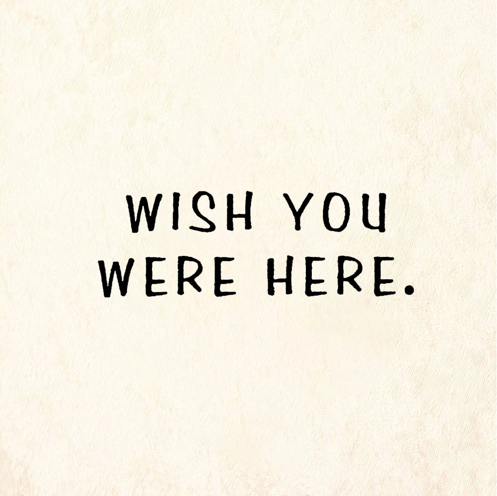 StampaFe WISH YOU WERE HERE Wish You Here - Rubber Stamp 1.5 x 0.5