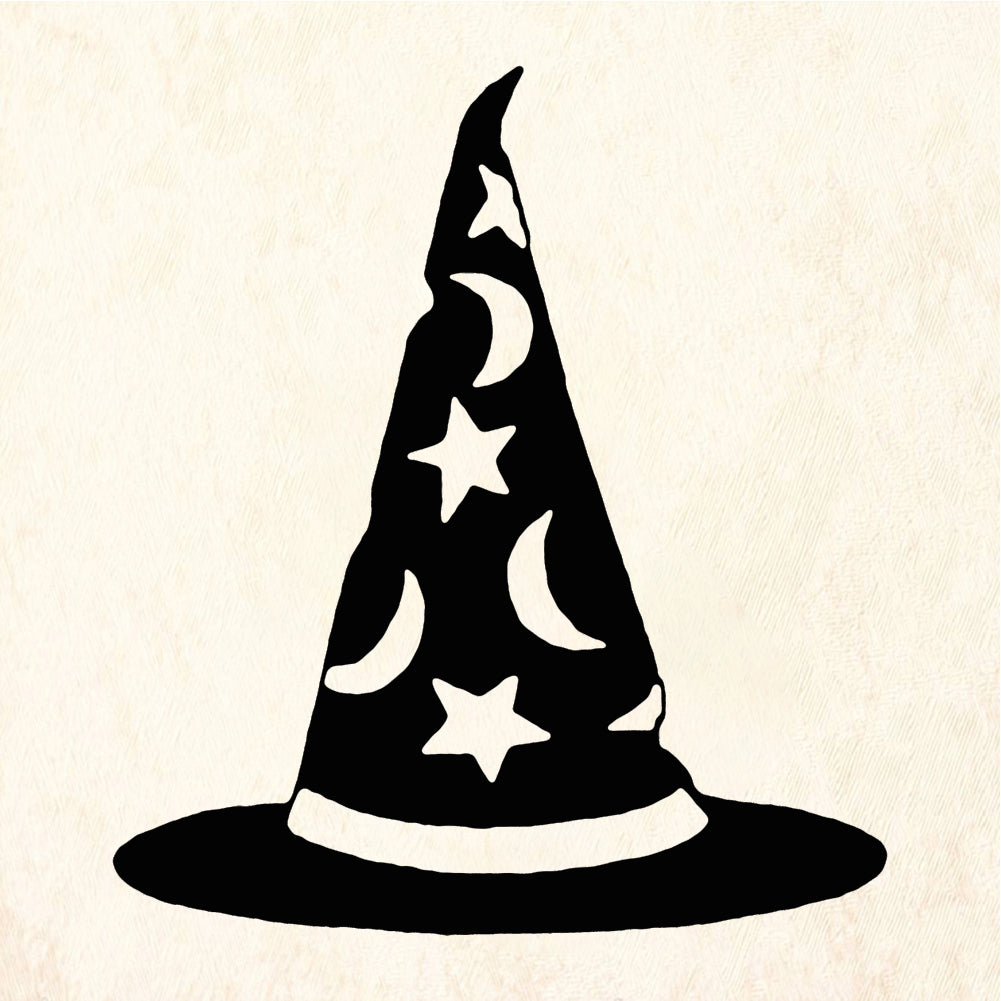 StampaFe StampaFe Wizard's Hat s Rubber Stamp 1.25 x 1.25