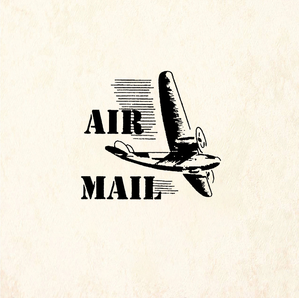 StampaFe AIR MAIL - Rubber Stamp 1.5 x 0.75