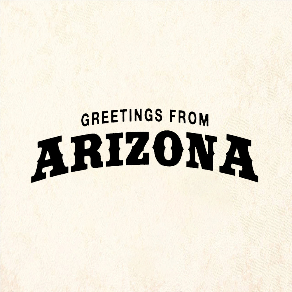 StampaFe GREETINGS FROM ARIZONA - Rubber Stamp 2.25 x 0.75