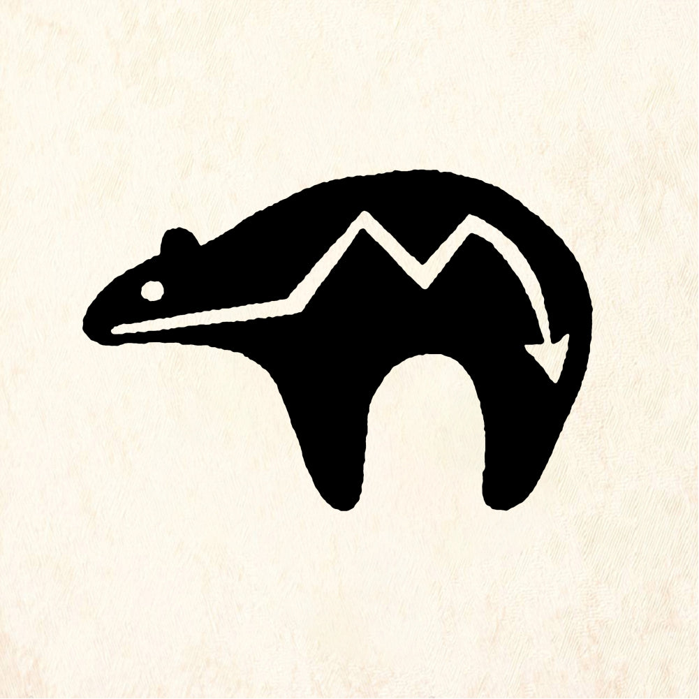 StampaFe Mama bear fetish, right Mama Bear Fetish Right - Rubber Stamp 2 x 1.5