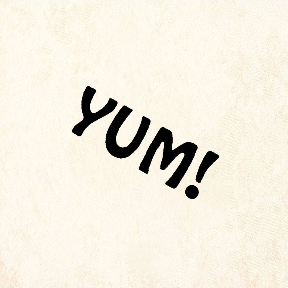 StampaFe YUM! Yum Text - Rubber Stamp 1 x 0.75