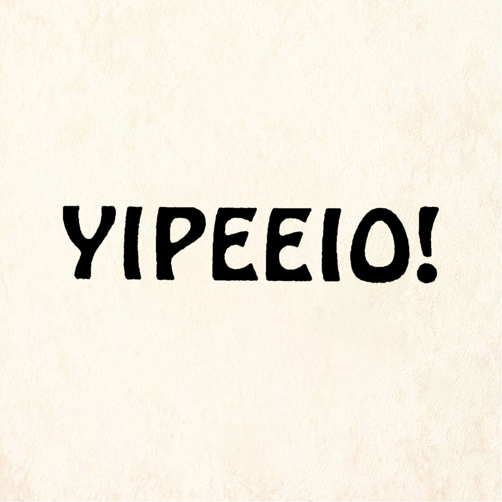 StampaFe Yipeeio! Rubber Art Stamp
