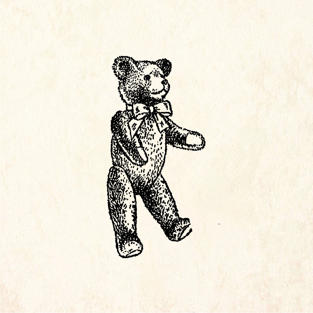StampaFe Teddy bear - Rubber Stamp 1.25 x 2