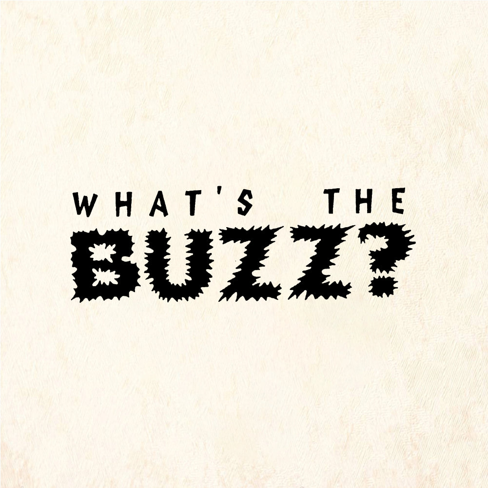 StampaFe WHAT'S THE BUZZ? Whats The Buzz - Rubber Stamp 2.25 x 1