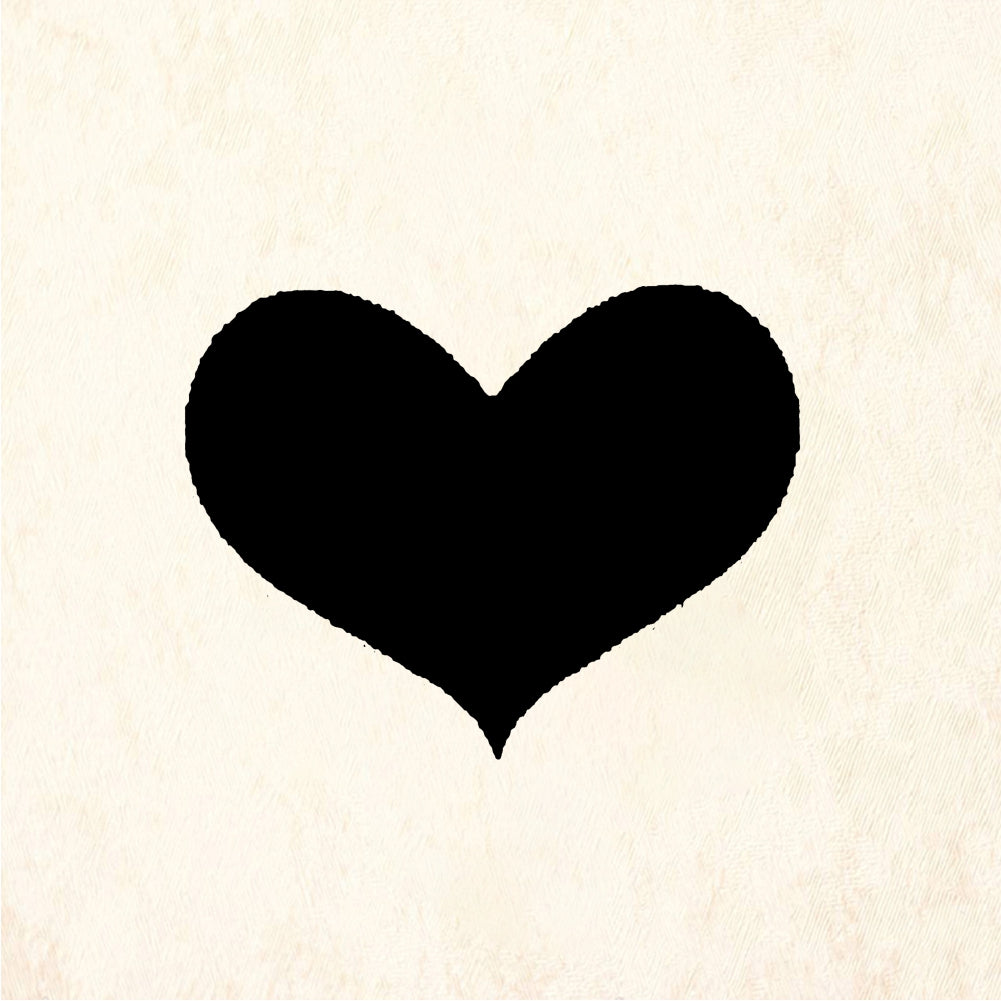 StampaFe BE MINE Heart Candy - Rubber Stamp 0.5 x 0.75