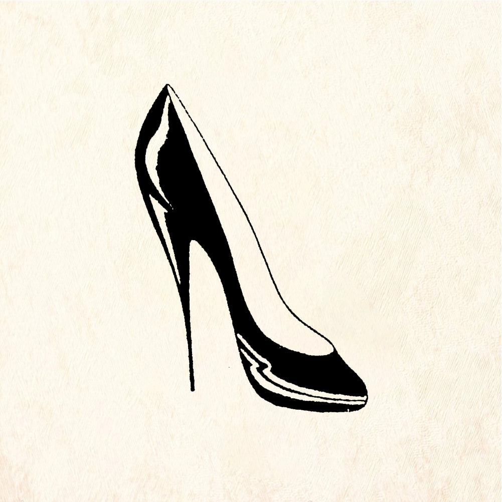 StampaFe High heel #1, large - Rubber Stamp 1.25 x 1.25