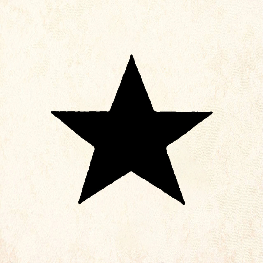 StampaFe Teeny star - Rubber Stamp 0.5 x 0.5