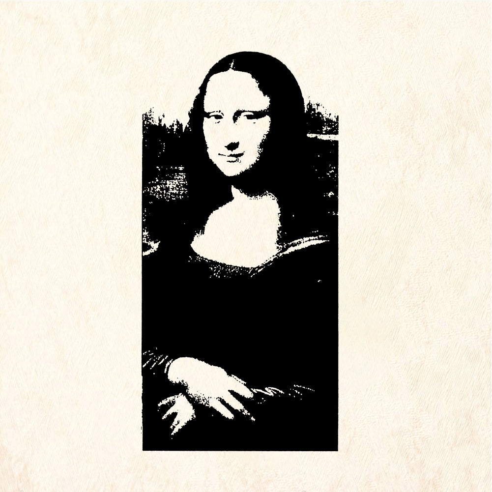StampaFe Mona Lisa - Rubber Stamp 1.25 x 1.75
