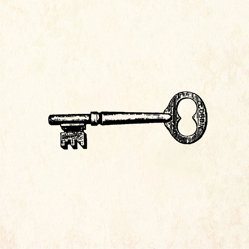 StampaFe Skeleton key - Rubber Stamp 1.75 x 1