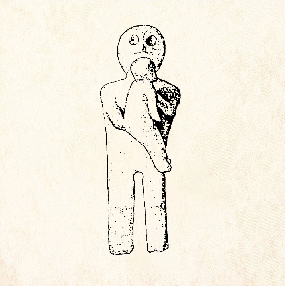StampaFe Prehistoric mom - Rubber Stamp 0.5 x 1.25