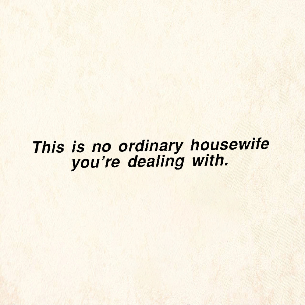 StampaFe Ordinary housewife - Rubber Stamp 2.5 x 0.5