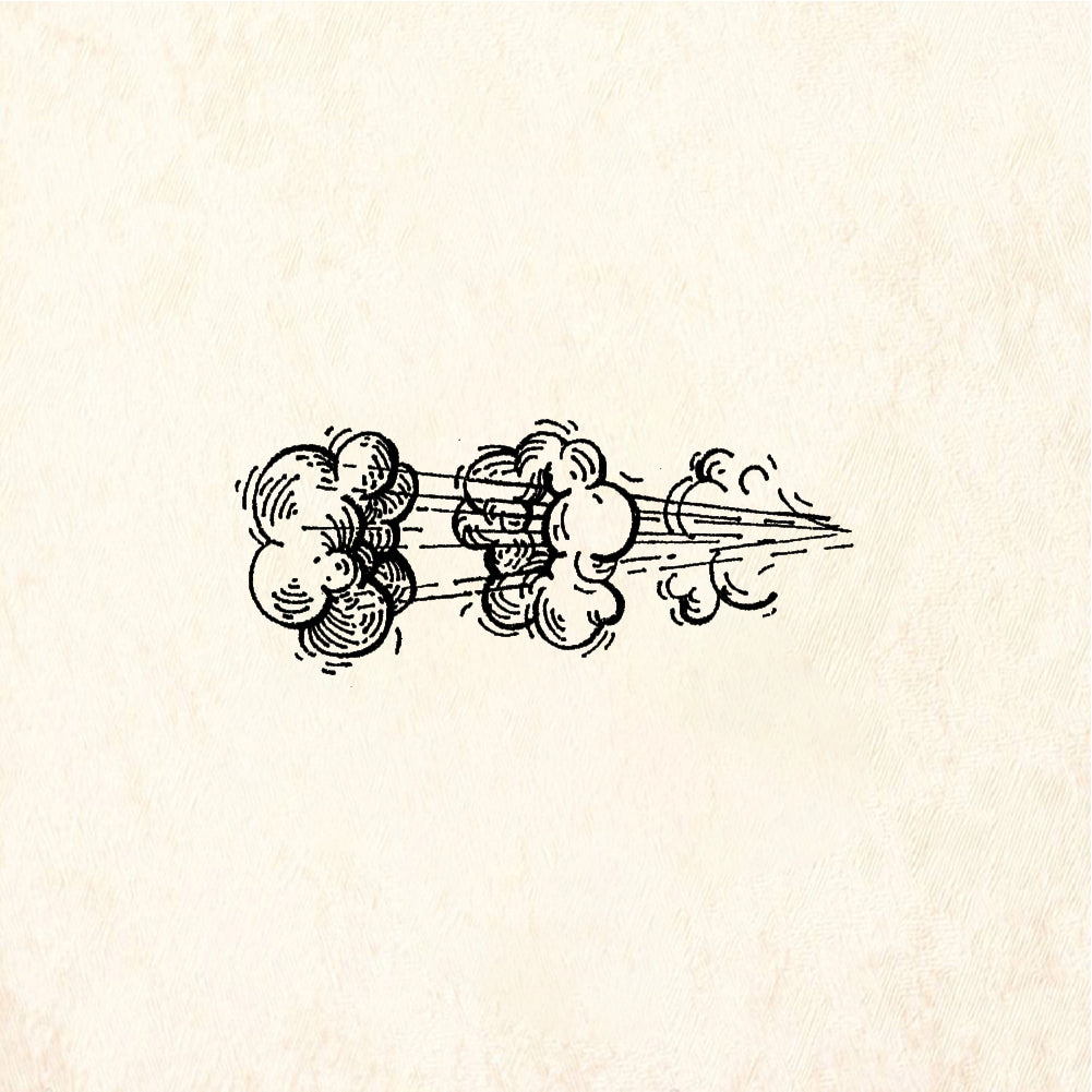 StampaFe Little zoom Car - Rubber Stamp 1.5 x 0.75
