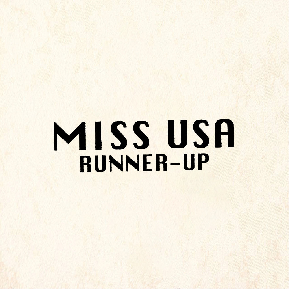 StampaFe MISS RUNNER-UP Miss Runner Up - Rubber Stamp 2 x 0.75