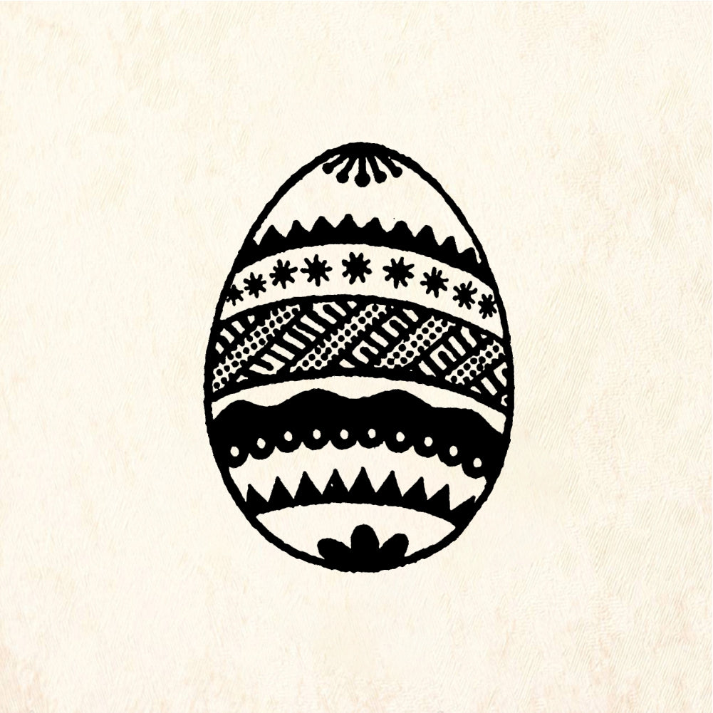 StampaFe Busy Easter egg - Rubber Stamp 1.25 x 1.5