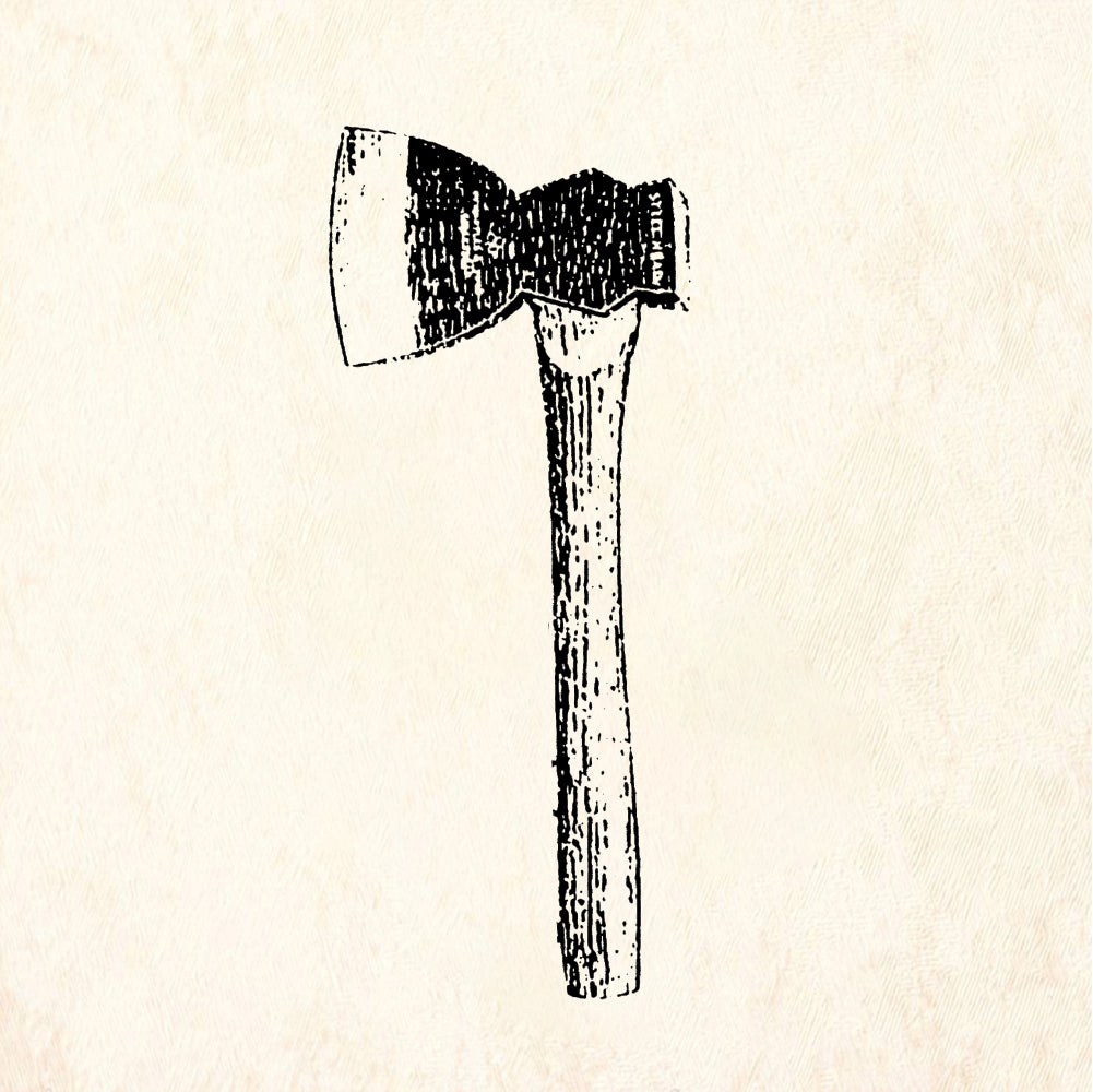 StampaFe Axe - Rubber Stamp 1.5 x 1
