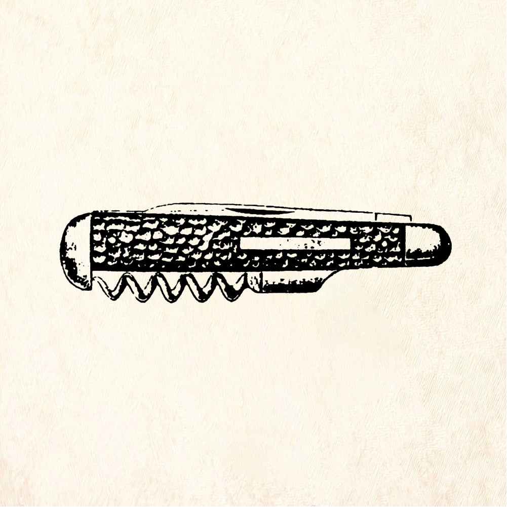 StampaFe Pocketknife with corkscrew - Rubber Stamp 1.75 x 1
