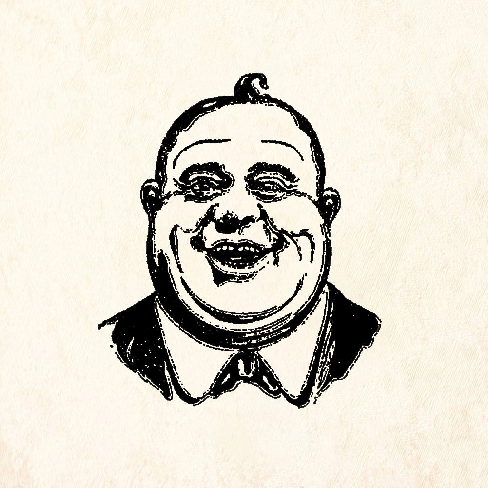 StampaFe Mr Chubs - Rubber Stamp 1.25 x 1.25