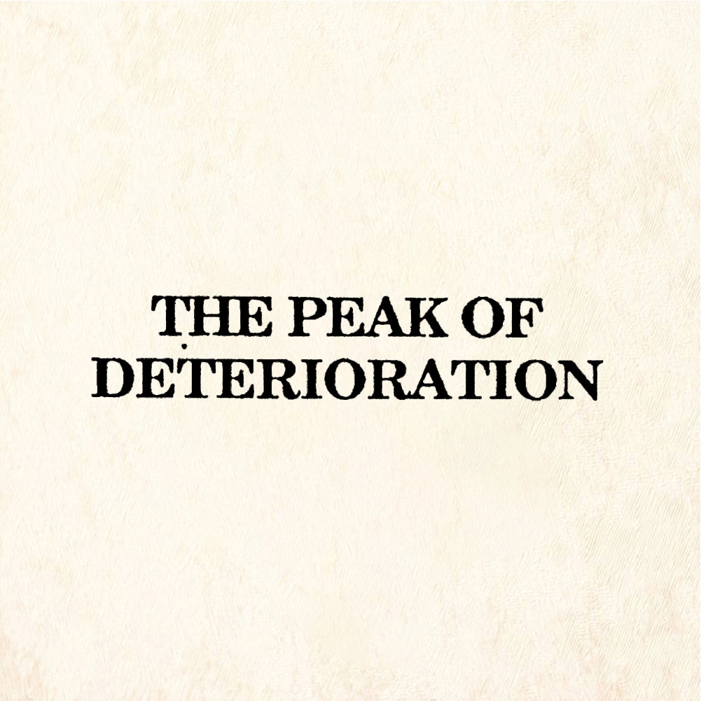 StampaFe THE PEAK OF DETERIORATION - Rubber Stamp 1.75 x 0.5