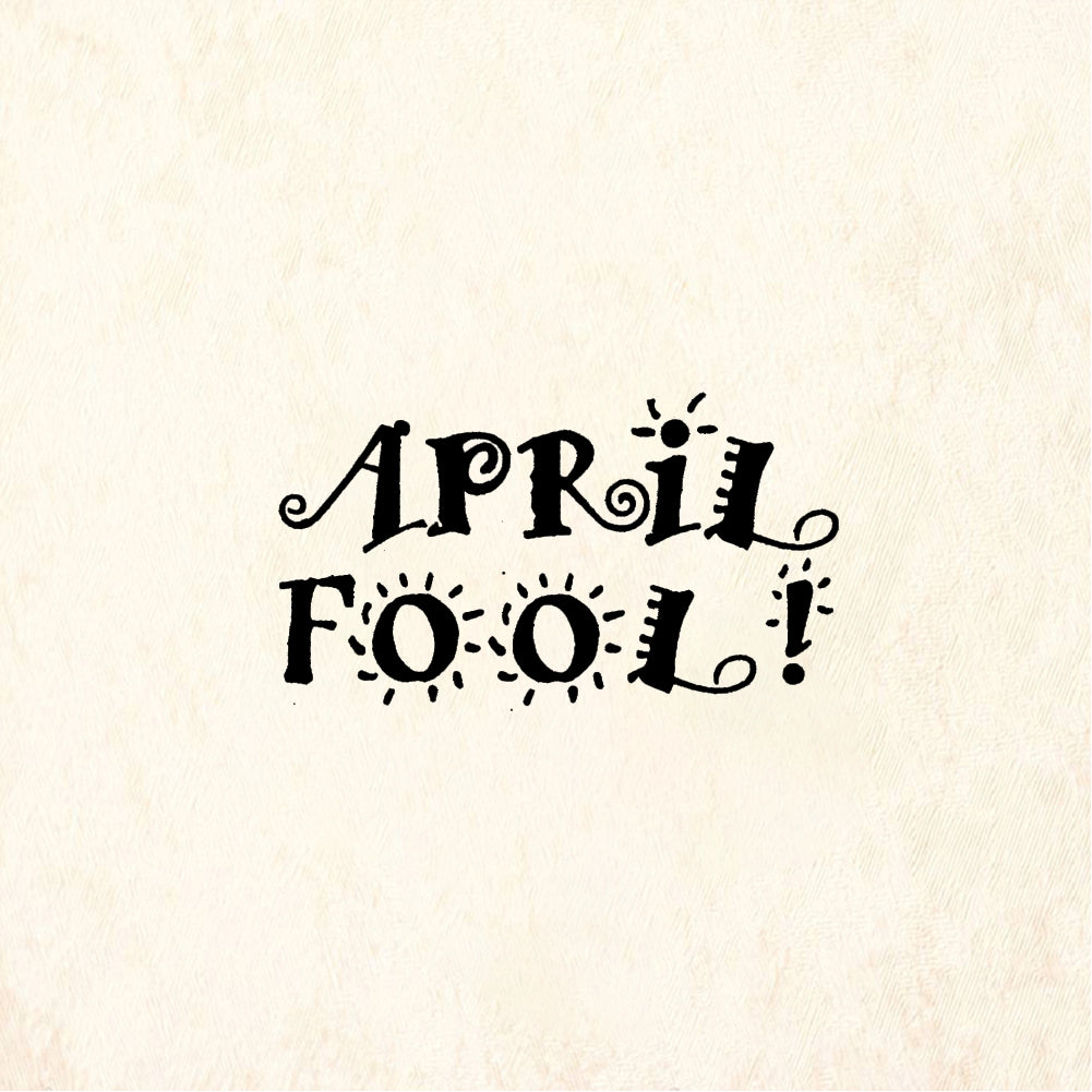 StampaFe APRIL FOOL! April Fool - Rubber Stamp 2 x 0.5