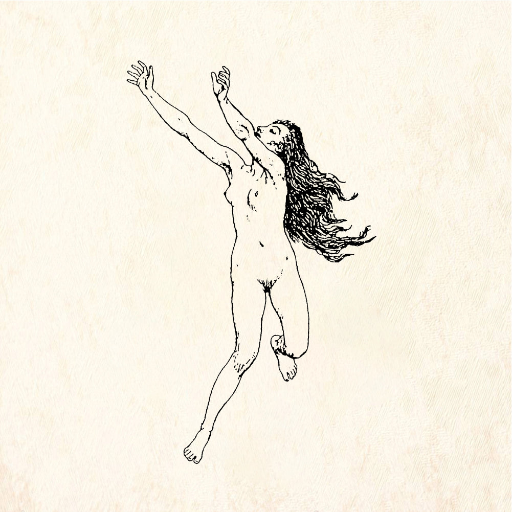 StampaFe Nude Jen, left Nude Jen Left - Rubber Stamp 1.5 x 1.75