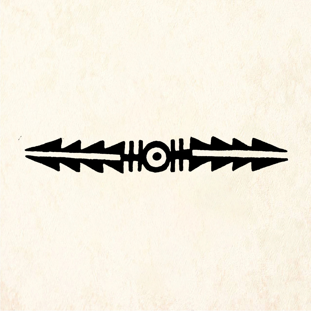 StampaFe Southwest border - Rubber Stamp 3 x 0.5