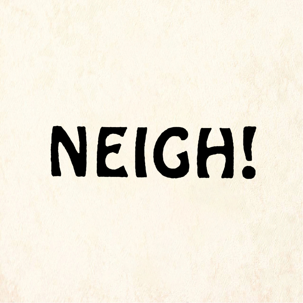 StampaFe EEEEEK! Spooky Eek Text - Rubber Stamp 1.75 x 0.75
