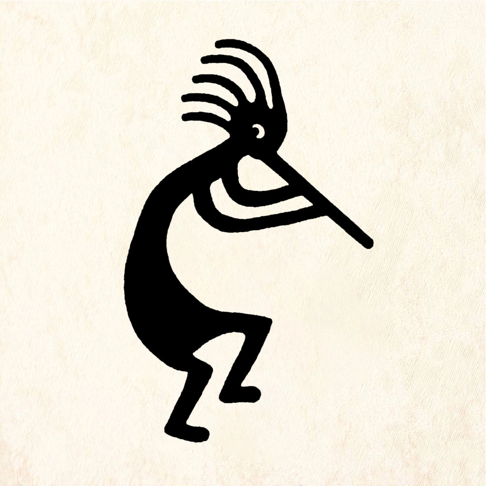 StampaFe Tooty koko Playful Kokopelli - Rubber Stamp 1.25 x 1.75