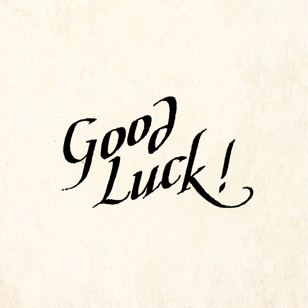 StampaFe Good Luck! Good Luck - Rubber Stamp 1 x 0.75