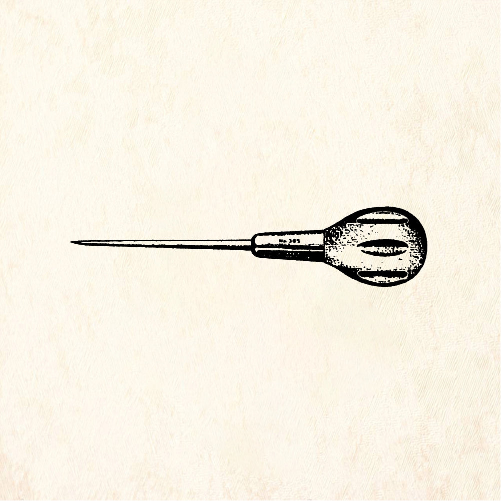 StampaFe Awl Tool - Rubber Stamp 1.25 x 0.75