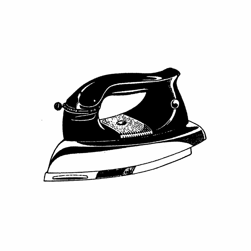 StampaFe Steam Iron - Rubber Stamp 1.5 x 0.75