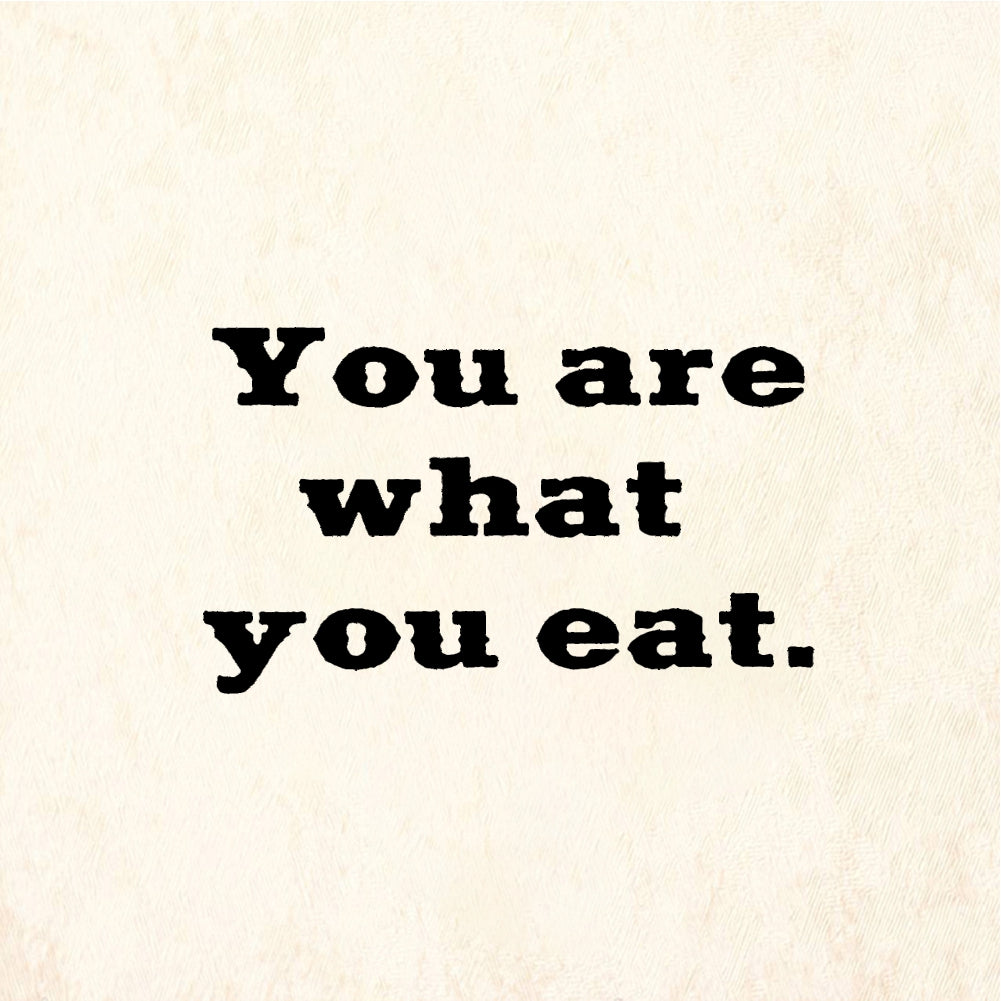 StampaFe You are what you eat - Rubber Stamp 1.5 x 0.5