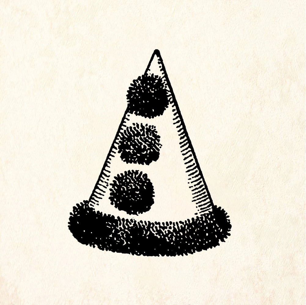 StampaFe Clown hat - Rubber Stamp 1 x 0.75