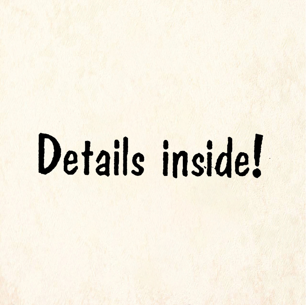 StampaFe Details inside! Details Inside - Rubber Stamp 0.75 x 0.5