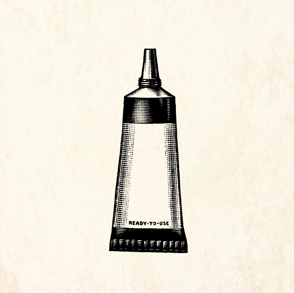 StampaFe Squeeze Tube - Rubber Stamp 1 x 2.25