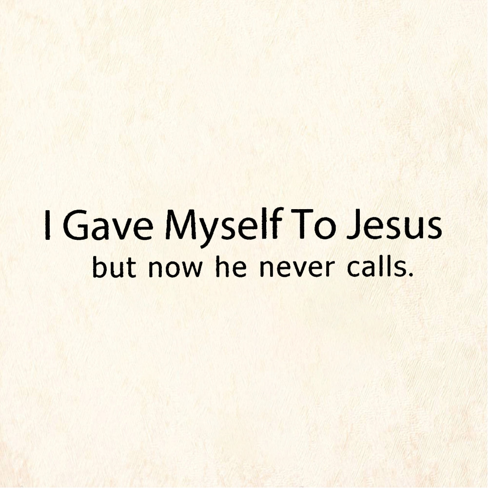 StampaFe I Gave Myself to Jesus - Rubber Stamp 1.75 x 0.75