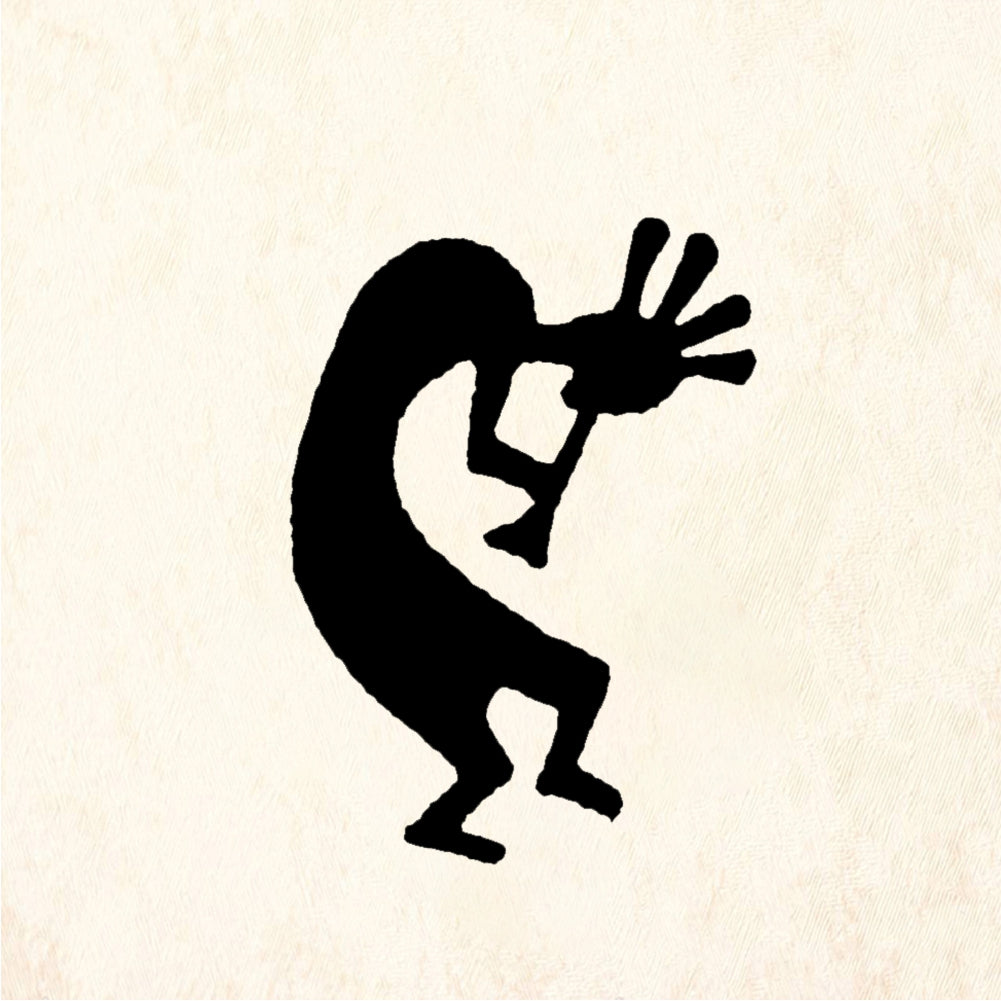 StampaFe Regular Right Kokopelli Rubber Art Stamp