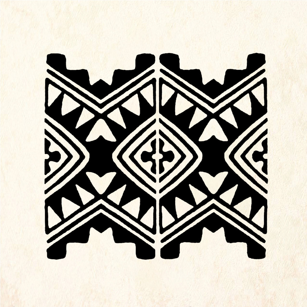 StampaFe Flowertown border - Rubber Stamp 2.5 x 1