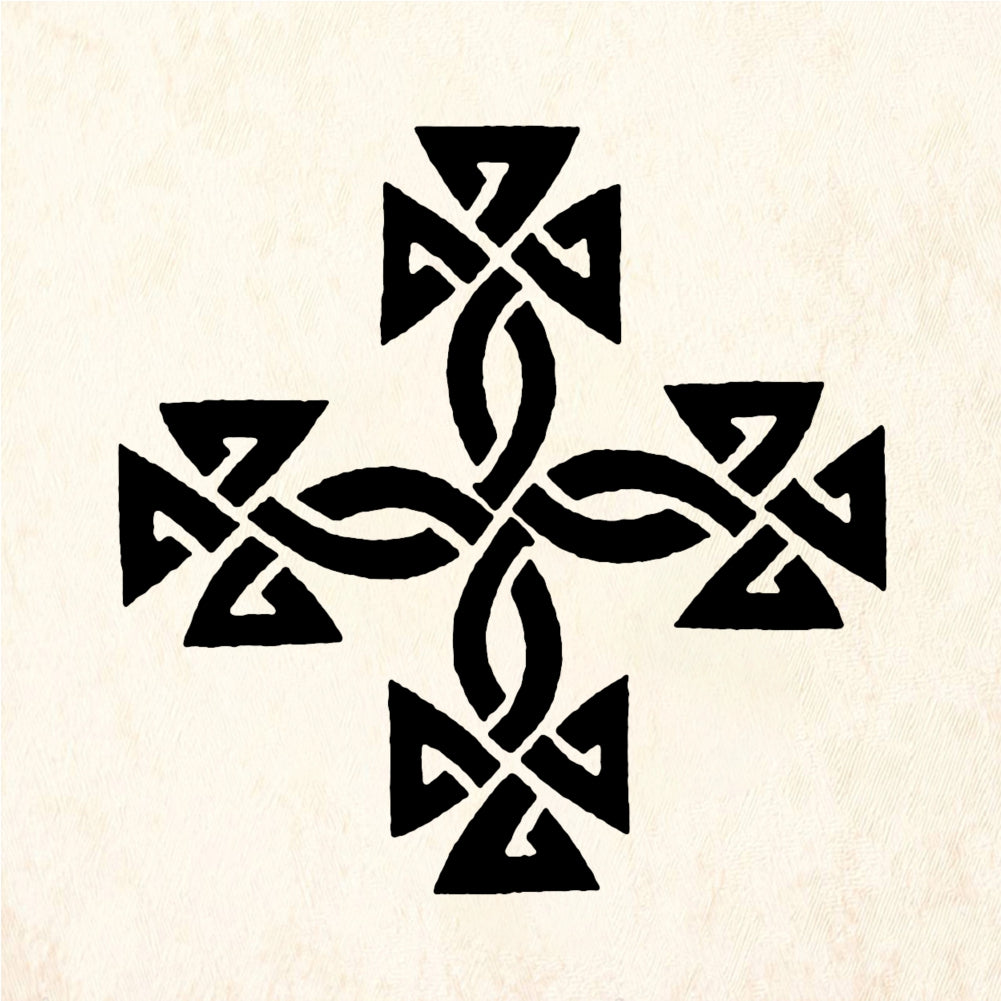StampaFe Continuous cross Border - Rubber Stamp 1.25 x 0.75
