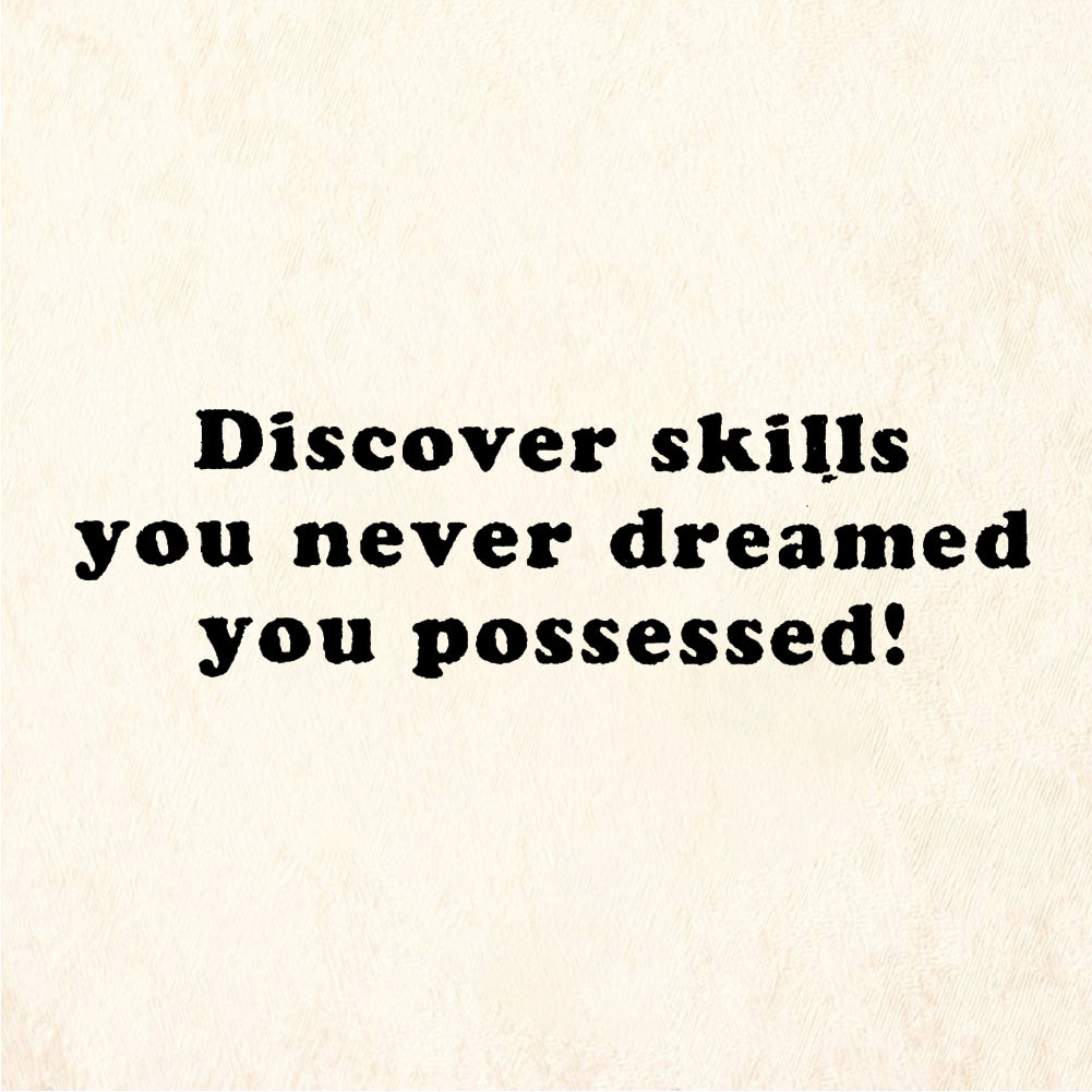 StampaFe Discover skills you possessed Discover Skills - Rubber Stamp
