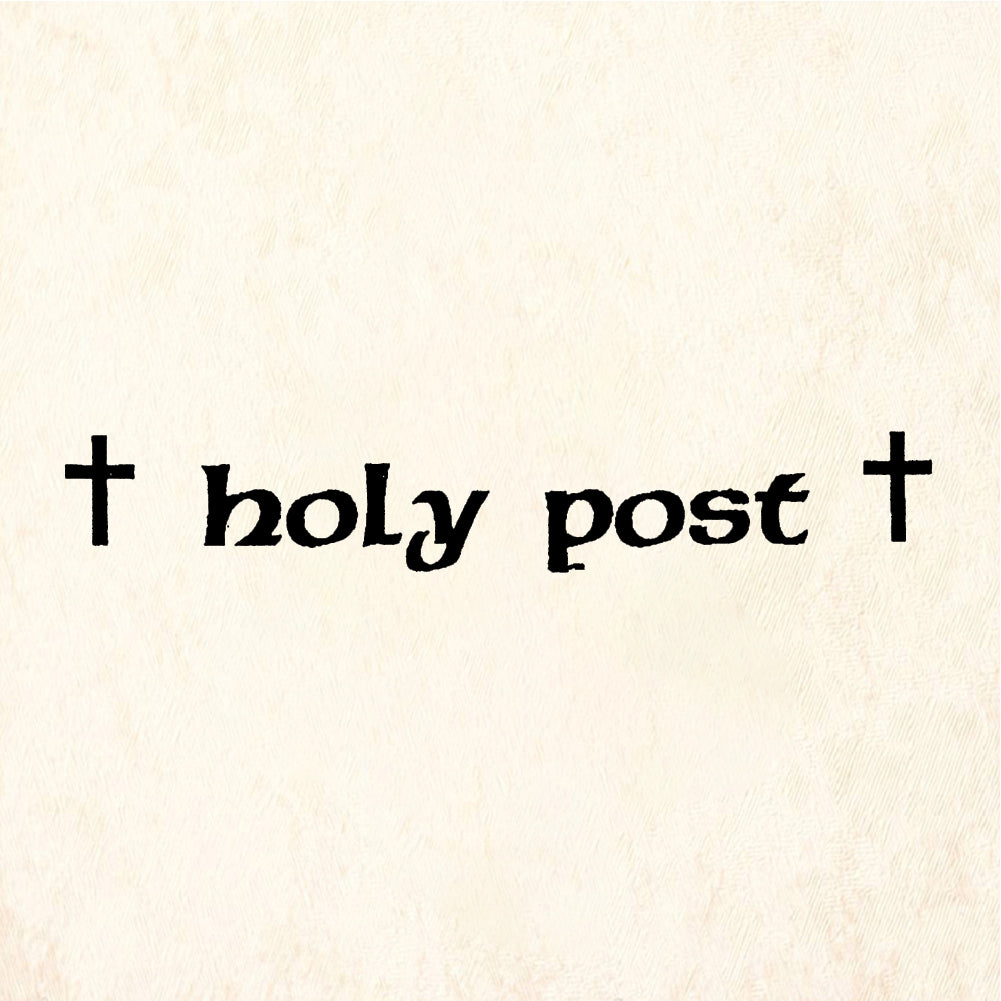 StampaFe holy post Religious - Rubber Stamp 1.75 x 0.5
