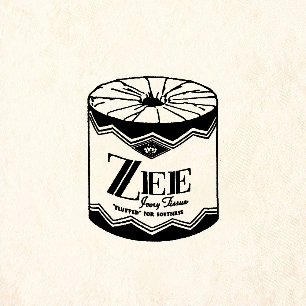 StampaFe Zig toilet paper - Rubber Stamp 1.5 x 1.75
