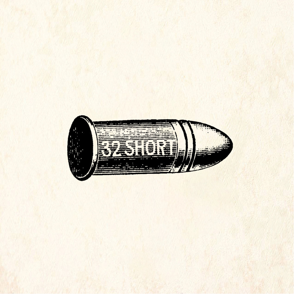 StampaFe Bullet Cartridge - Rubber Stamp 1 x 0.5