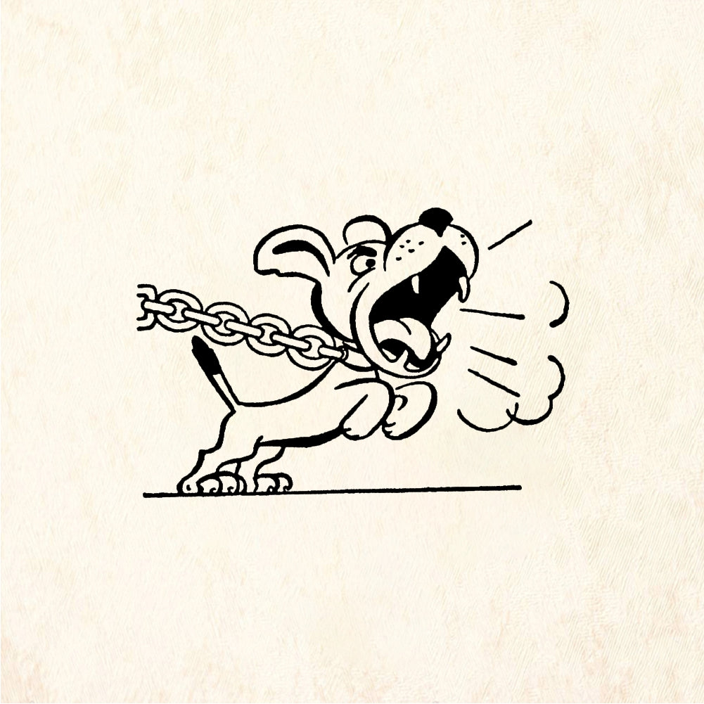 StampaFe Angry dog - Rubber Stamp 2 x 1.25