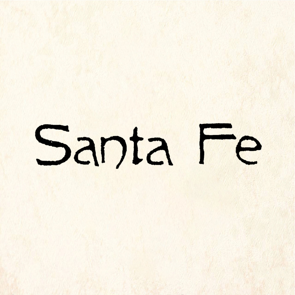 StampaFe Santa Fe #3 Rubber Art Stamp
